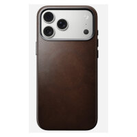 Nomad Traditional Leather Case iPhone 17 Pro Max Rustic Brown H
