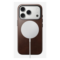 Nomad Traditional Leather Case iPhone 17 Pro Rustic Brown H.
