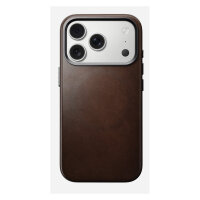 Nomad Traditional Leather Case iPhone 17 Pro Rustic Brown H.