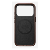 Nomad Traditional Leather Case iPhone 17 Pro Rustic Brown H.