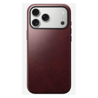 Nomad Modern Leather Case iPhone 17 Pro Max Burgundy Horween