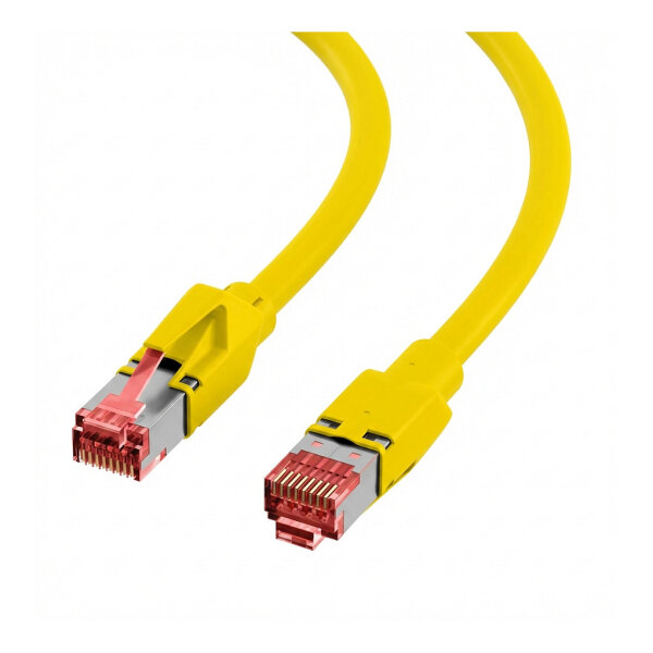 DTWYLER Patchkabel Cat.6 (Class E) S/FTP, CU 7702 flex LSOH, Hirose TM21, gelb, 2 m