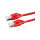 DRAKA Patchkabel Kat.6 Class E S/FTP UC900 TM21 LSOH rot 0,5m