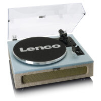 LENCO LS-440BUBG Plattenspieler mit 4 Lautsprechern