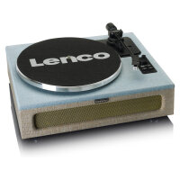 LENCO LS-440BUBG Plattenspieler mit 4 Lautsprechern