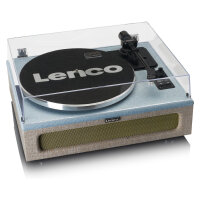 LENCO LS-440BUBG Plattenspieler mit 4 Lautsprechern