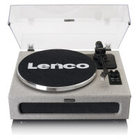 LENCO LS-440GY Plattenspieler mit 4 Lautsprechern