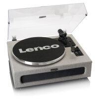 LENCO LS-440GY Plattenspieler mit 4 Lautsprechern
