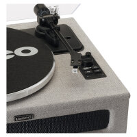 LENCO LS-440GY Plattenspieler mit 4 Lautsprechern