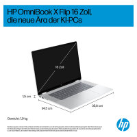 HP OmniBook X Flip 16-as0054ng Intel® Core™ Ultra 5 226V Next Gen AI Notebook 40,6 cm (16"")