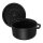 Staub La Cocotte 24cm rund. schwarz. Gusseisen