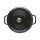Staub La Cocotte 24cm rund. schwarz. Gusseisen