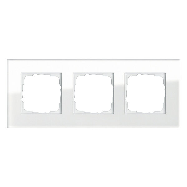 GIRA - Esprit - Rahmen 3-fach *Glas weiß*