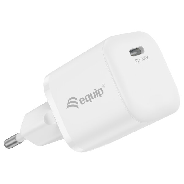 Equip Ladegerät 1Port USB-C PD3.0 20W weiß