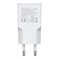 Equip Ladegerät 1Port USB-C PD3.0 GaN Slim 20W weiß