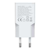 Equip Ladegerät 2Port USB-C PD3.0/USB-A GaN Slim 20W weiß