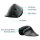Equip Ergonomische Maus USB-A/-C Stker 1.80m Rechts schwarz