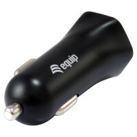 Equip KFZ-Ladegerät 2-Port 2xUSB2.0 480Mbps 12W schwarz