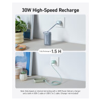 ANKER 545 Nano PowerBank 10.000mAh PD 30W integriertes USB-C Kabel grn