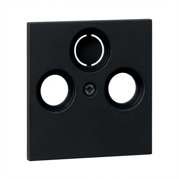 GIRA 0869005 Abd. Koaxial-Antennensteckd. System 55 Schwarz