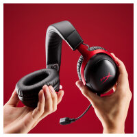 HyperX Headset A59Z0AA / Cloud III S Wireless Rot auf Schwarz