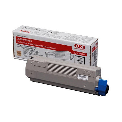OKI Toner 43865724 Schwarz bis zu 8.000 Seiten
