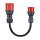 go-e Adapter fr Gemini flex 22 kW, CEE rot Drehstrom 32A > CEE rot 16A (schwarz, 30cm)