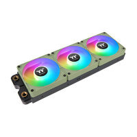 120mm Thermaltake CT120 EX ARGB Sync PC Cooling Fan Matcha Green 3 Fan Pack