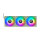 120mm Thermaltake CT120 EX ARGB Sync PC Cooling Fan Matcha Green 3 Fan Pack
