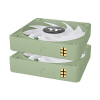 140mm Thermaltake CT140 EX ARGB Sync PC Cooling Fan Matcha Green 3 Fan Pack