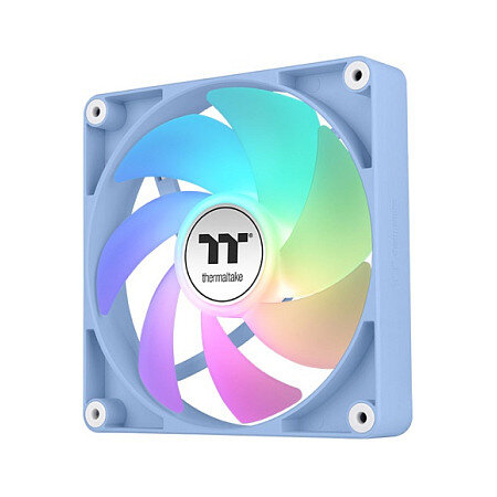 140mm Thermaltake CT140 ARGB Sync PC Cooling Fan Hydrangea Blue 2 Pack