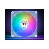 140mm Thermaltake CT140 ARGB Sync PC Cooling Fan Hydrangea Blue 2 Pack