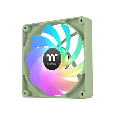 140mm Thermaltake CT140 Reverse ARGB Sync PC Cooling Fan Matcha Green 2 Pack