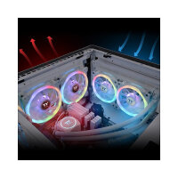 140mm Thermaltake SWAFAN 14 RGB Radiator Fan TT Premium Edition White 3 Pack