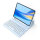 inateck Keyboard iPad 11" iPad Air 4/5Gen Com. QWERTZ blue