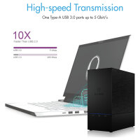RAID-System. 2x SATA 3.5" zu 1x USB 3.0 RAID...