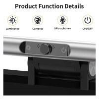 4smarts 2in1 LightBar Pro + Webcam sliver