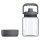 Asobu - The Barkley Dog Bowl - Tritanflasche 1,5 Liter mit Hundenapf grau