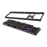 MSI FORGE GK-320 RED Gaming Keyboard, verkabelt