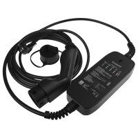 Green Cell Elektroauto Mobiles Ladegerät Schuko > Typ 2 3,6KW 6,5m Schwarz