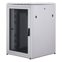 DIGITUS Netzwerkschrank Unique 22HE 1164x800x800mm grau...