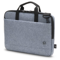 Dicota Laptop Tasche Eco MOTION Slim bis 33,8cm 13.3" Denim Blau