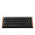 Keychron K2 HE (schwarz/holz, DE-Layout, Gateron Double-Rail Magnetic Nebula, Aluminiumrahmen)