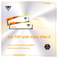 48GB Patriot Memory PC6600 (2x24) Viper Elite 5 TUF Gaming RGB