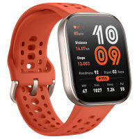 Amazfit Bip 6 Smart Watch 46mm, Farbe Rot