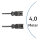BACHMANN Gerteverlngerung GST18-3 Stecker/Kupplung schwarz 4m