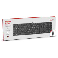 Speedlink Tastatur RIVA Slim Metal Scissor. schwarz retail
