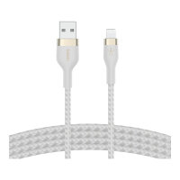 Belkin PRO Flex Lightning/USB-A Kabel, Apple zert., 2m, weiß