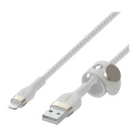 Belkin PRO Flex Lightning/USB-A Kabel, Apple zert., 2m, weiß