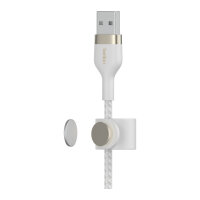 Belkin PRO Flex Lightning/USB-A Kabel, Apple zert., 2m, weiß